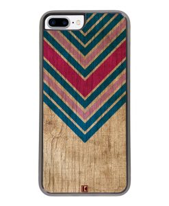 Coque iPhone 7 Plus / 8 Plus – Chevron on wood