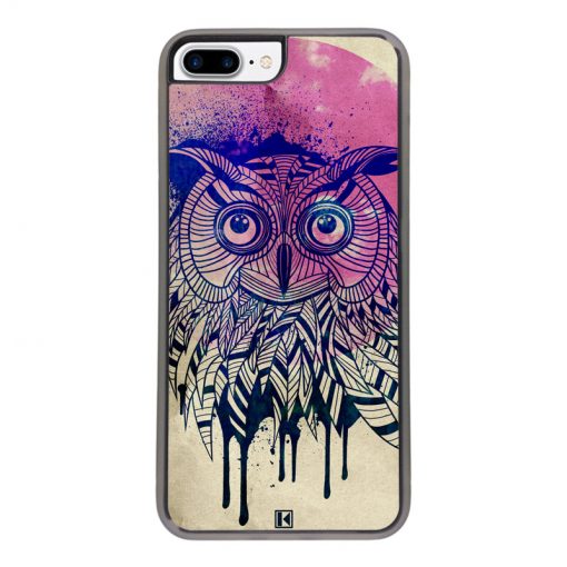 Coque iPhone 7 Plus / 8 Plus – Owl face