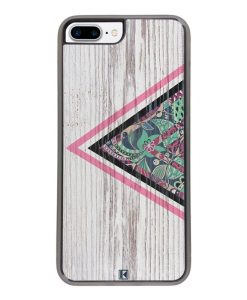 Coque iPhone 7 Plus / 8 Plus – Triangle on white wood