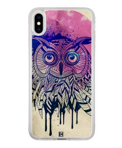 Coque iPhone X / Xs – Owl face