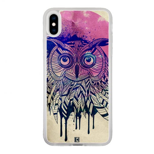 Coque iPhone X / Xs – Owl face
