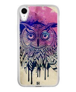 Coque iPhone Xr – Owl face