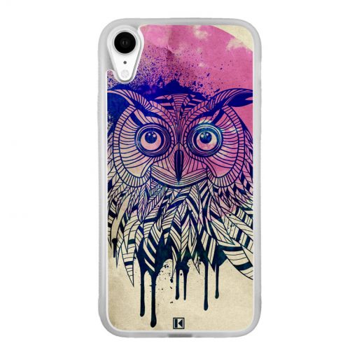 Coque iPhone Xr – Owl face