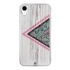 Coque iPhone Xr – Triangle on white wood
