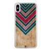 Coque iPhone Xs Max – Chevron on wood