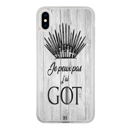 Coque iPhone Xs Max – Je peux pas j'ai Game of Thrones