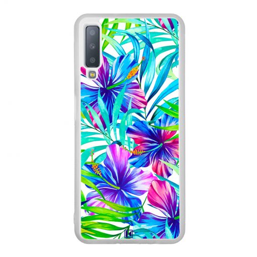 Coque Galaxy A7 2018 – Exotic flowers