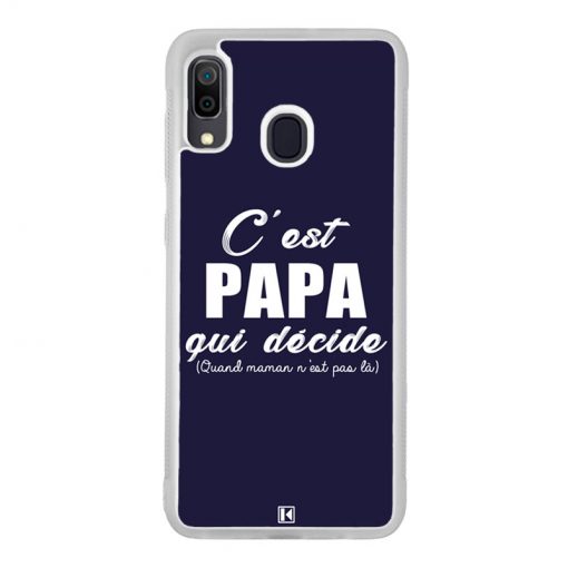 Coque Galaxy A30 – C'est Papa qui décide