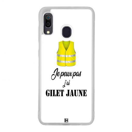 Coque Galaxy A30 – Je peux pas j'ai Gilet jaune