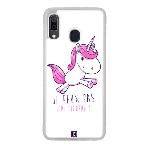 Coque Galaxy A30 – Je peux pas j'ai Licorne