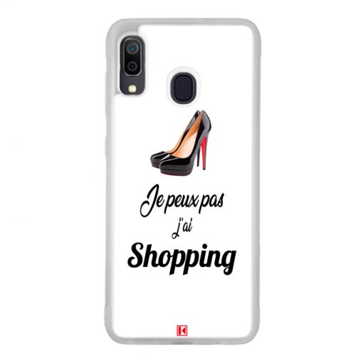 Coque Galaxy A30 – Je peux pas j'ai Shopping