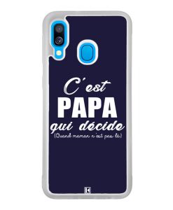 Coque Galaxy A40 – C'est Papa qui décide