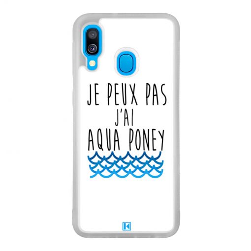 Coque Galaxy A40 – Je peux pas j'ai aqua poney