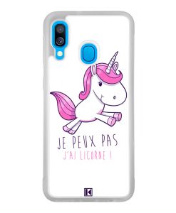 Coque Galaxy A40 – Je peux pas j'ai Licorne