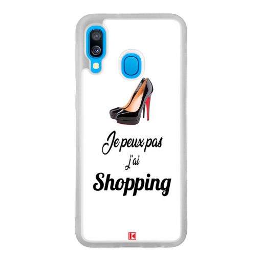 Coque Galaxy A40 – Je peux pas j'ai Shopping