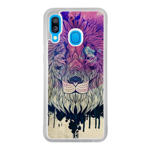 Coque Galaxy A40 – Lion Face