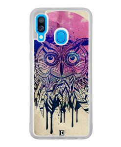 Coque Galaxy A40 – Owl face