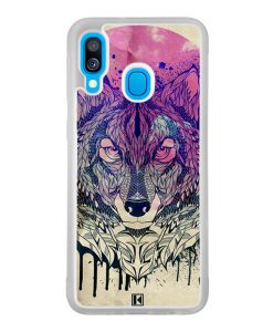 Coque Galaxy A40 – Wolf Face