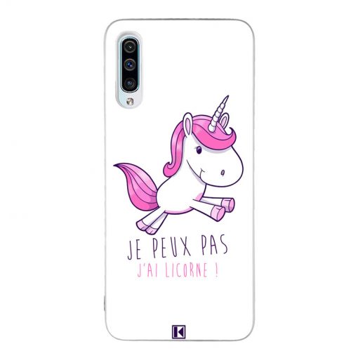 Coque Galaxy A50 – Je peux pas j'ai Licorne