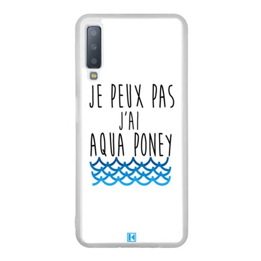 Coque Galaxy A7 2018 – Je peux pas j'ai aqua poney