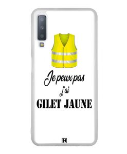 Coque Galaxy A7 2018 – Je peux pas j'ai Gilet jaune