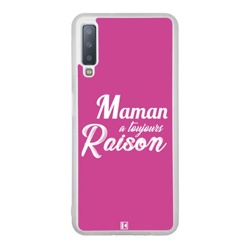 Coque Galaxy A7 2018 – Maman a toujours raison