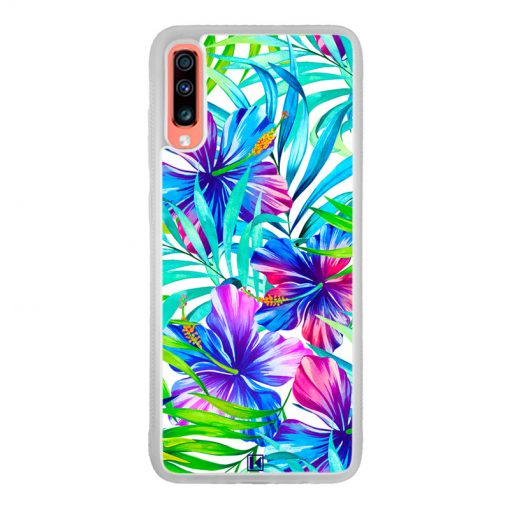 Coque Galaxy A70 – Exotic flowers
