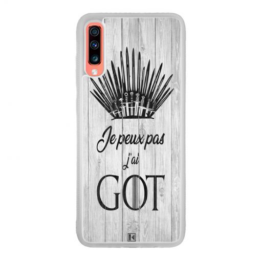 Coque Galaxy A70 – Je peux pas j'ai Game of Thrones