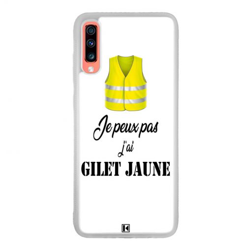 Coque Galaxy A70 – Je peux pas j'ai Gilet jaune