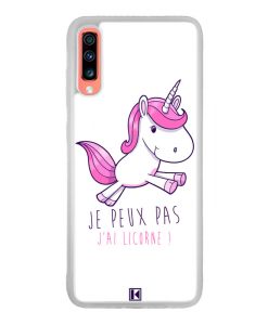 Coque Galaxy A70 – Je peux pas j'ai Licorne