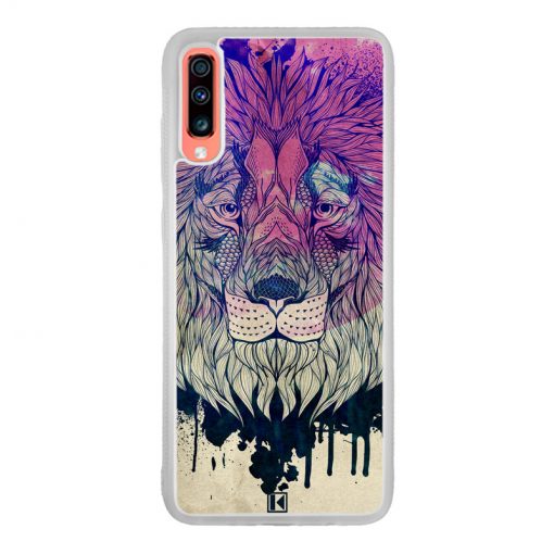 Coque Galaxy A70 – Lion Face