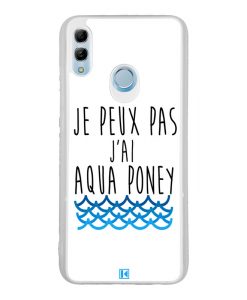 Coque Honor 10 Lite – Je peux pas j'ai aqua poney