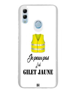 Coque Honor 10 Lite – Je peux pas j'ai Gilet jaune