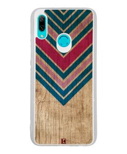 Coque Huawei P Smart 2019 – Chevron on wood
