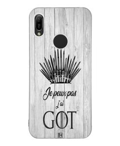 Coque Huawei Y6 2019 – Je peux pas j'ai Game of Thrones