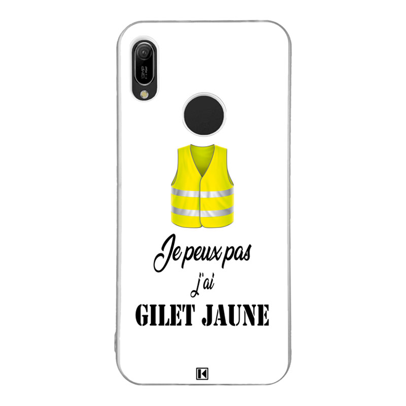 theklips-coque-huawei-y6-2019-je-peux-pas-jai-gilet-jaune Coque Huawei Y6 2019 – Je peux pas j'ai Gilet jaune