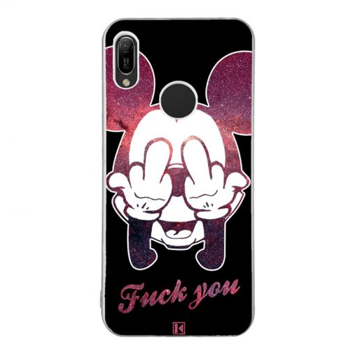 Coque Huawei Y6 2019 – Mickey fuck you