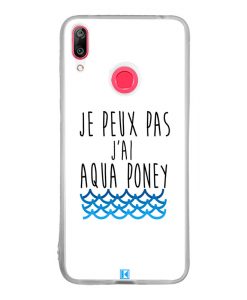Coque Huawei Y7 2019 – Je peux pas j'ai aqua poney