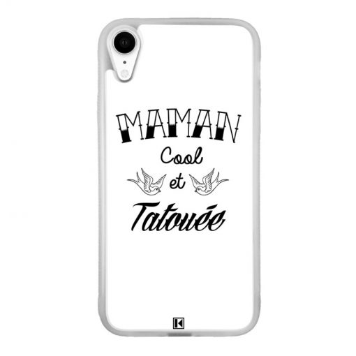 Coque iPhone Xr – Maman cool et tatouée