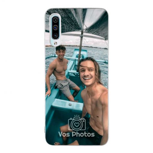 theklips-coque-pour-samsung-galaxy-a50-personnalisee-contour-souple-transparent