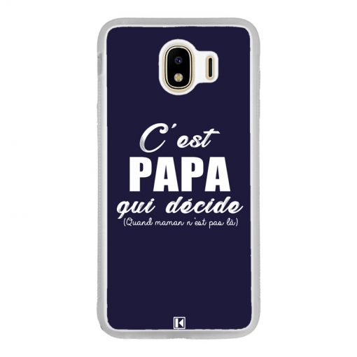 Coque Galaxy J4 2018 – C'est Papa qui décide