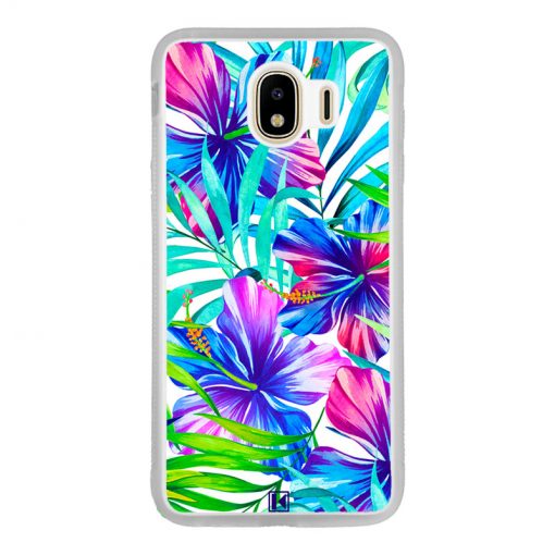Coque Galaxy J4 2018 – Exotic flowers