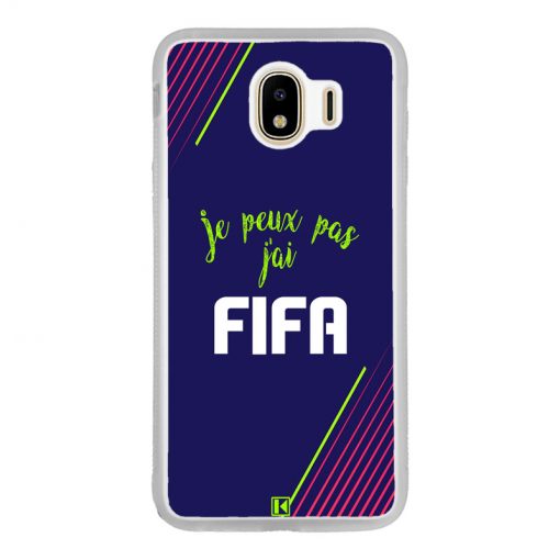 Coque Galaxy J4 2018 – Je peux pas j'ai FIFA