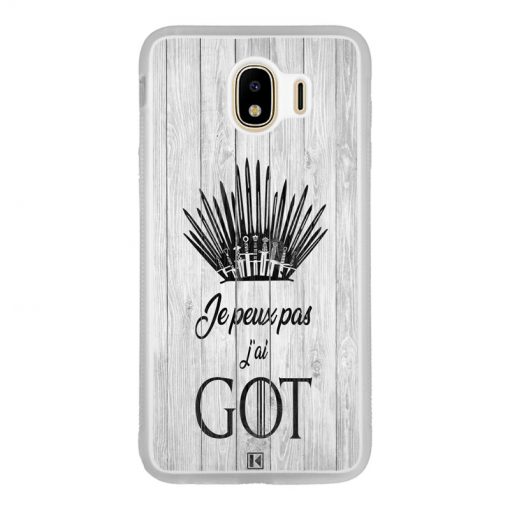 Coque Galaxy J4 2018 – Je peux pas j'ai Game of Thrones