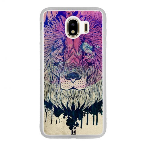 Coque Galaxy J4 2018 – Lion Face