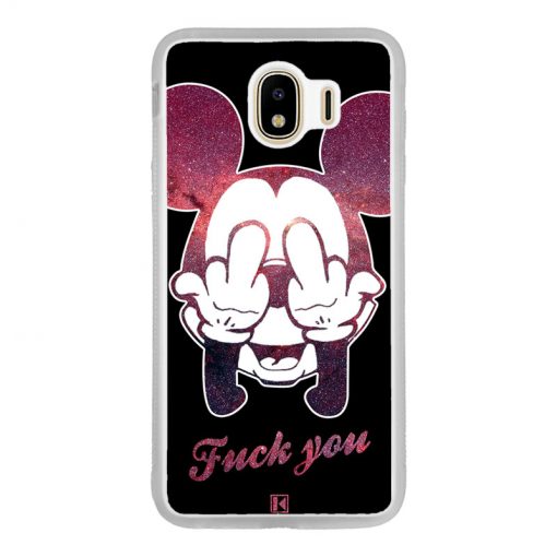 Coque Galaxy J4 2018 – Mickey Fuck You