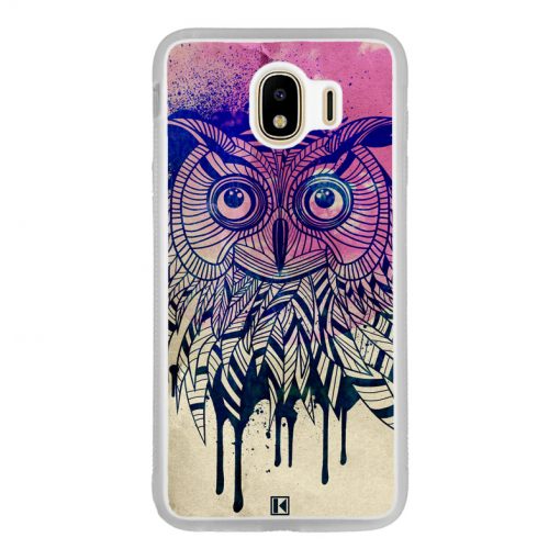 Coque Galaxy J4 2018 – Owl face