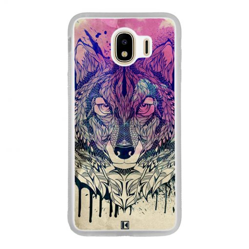 Coque Galaxy J4 2018 – Wolf Face