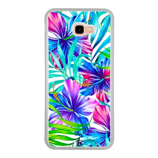 Coque Galaxy J4 Plus – Exotic flowers