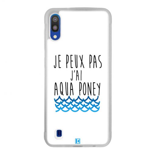 Coque Galaxy M10 – Je peux pas j'ai aqua poney